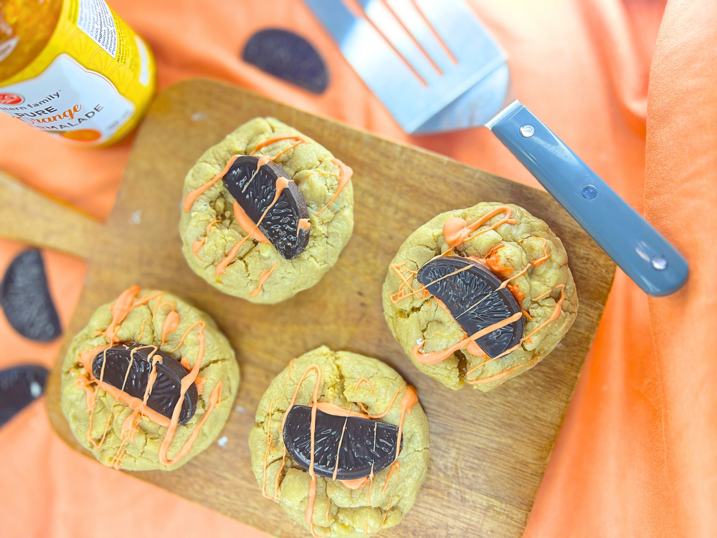 Orange Marmalade Chunky Cookies