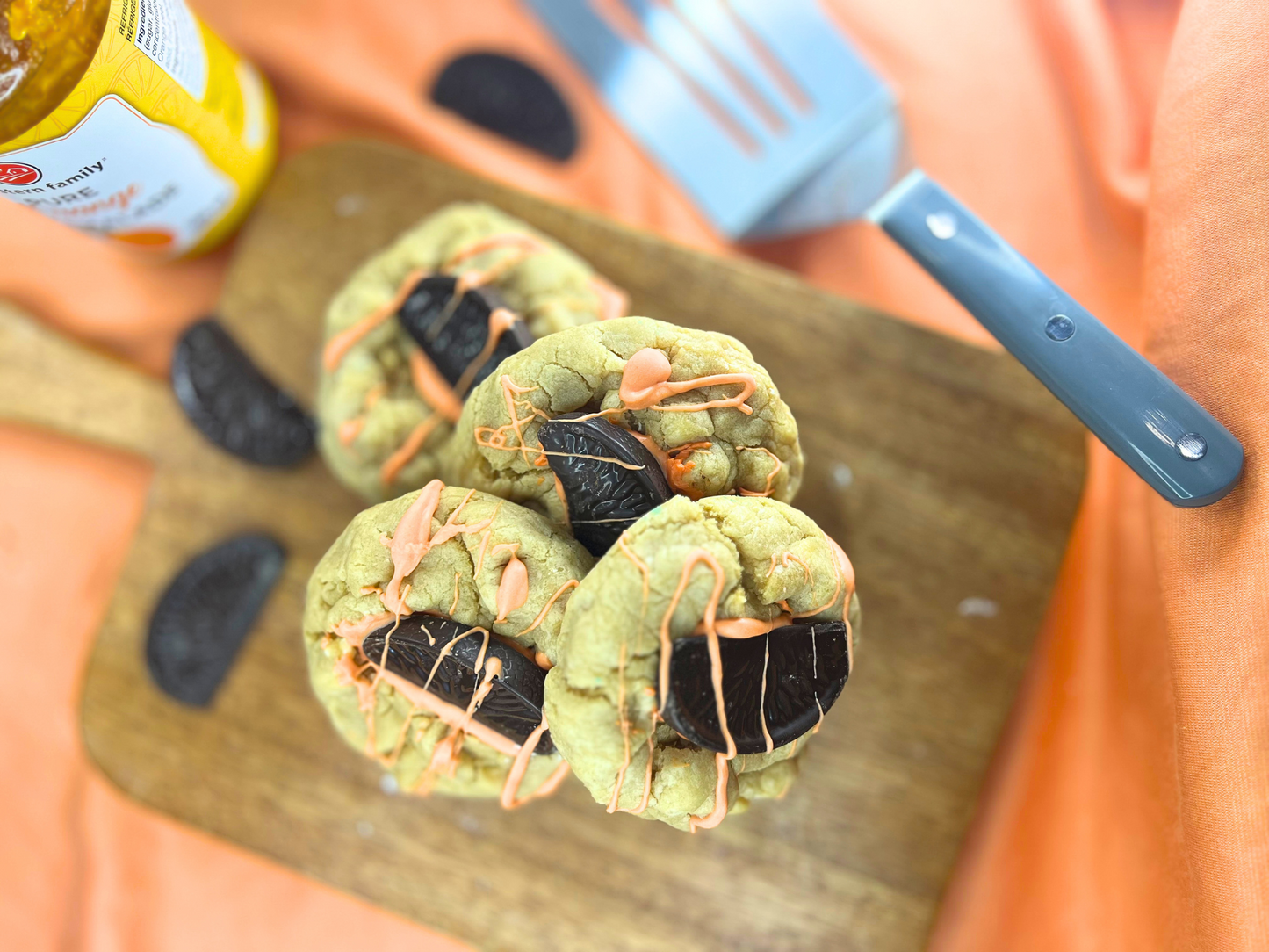Orange Marmalade Chunky Cookies
