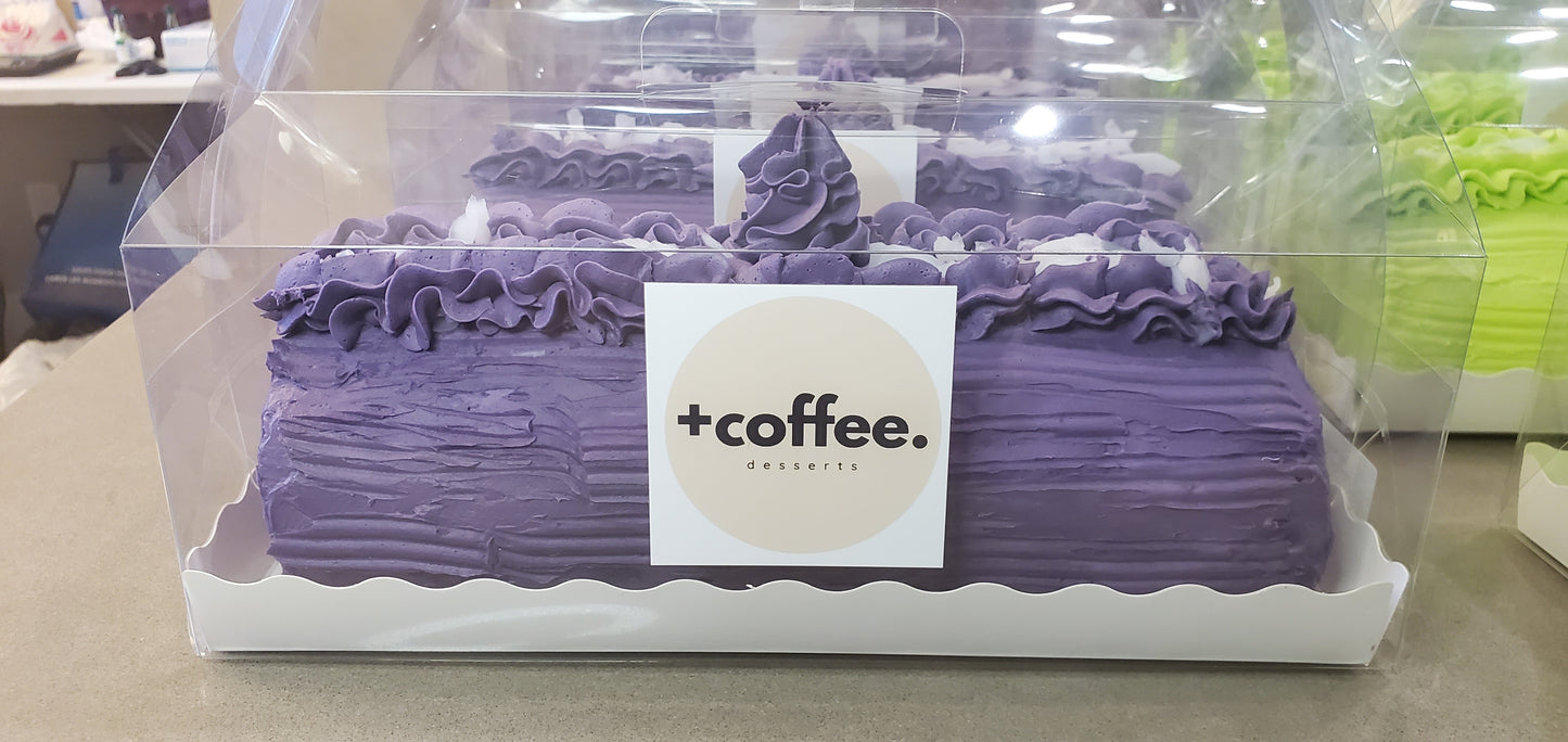 Ube Macapuno Roll Cake