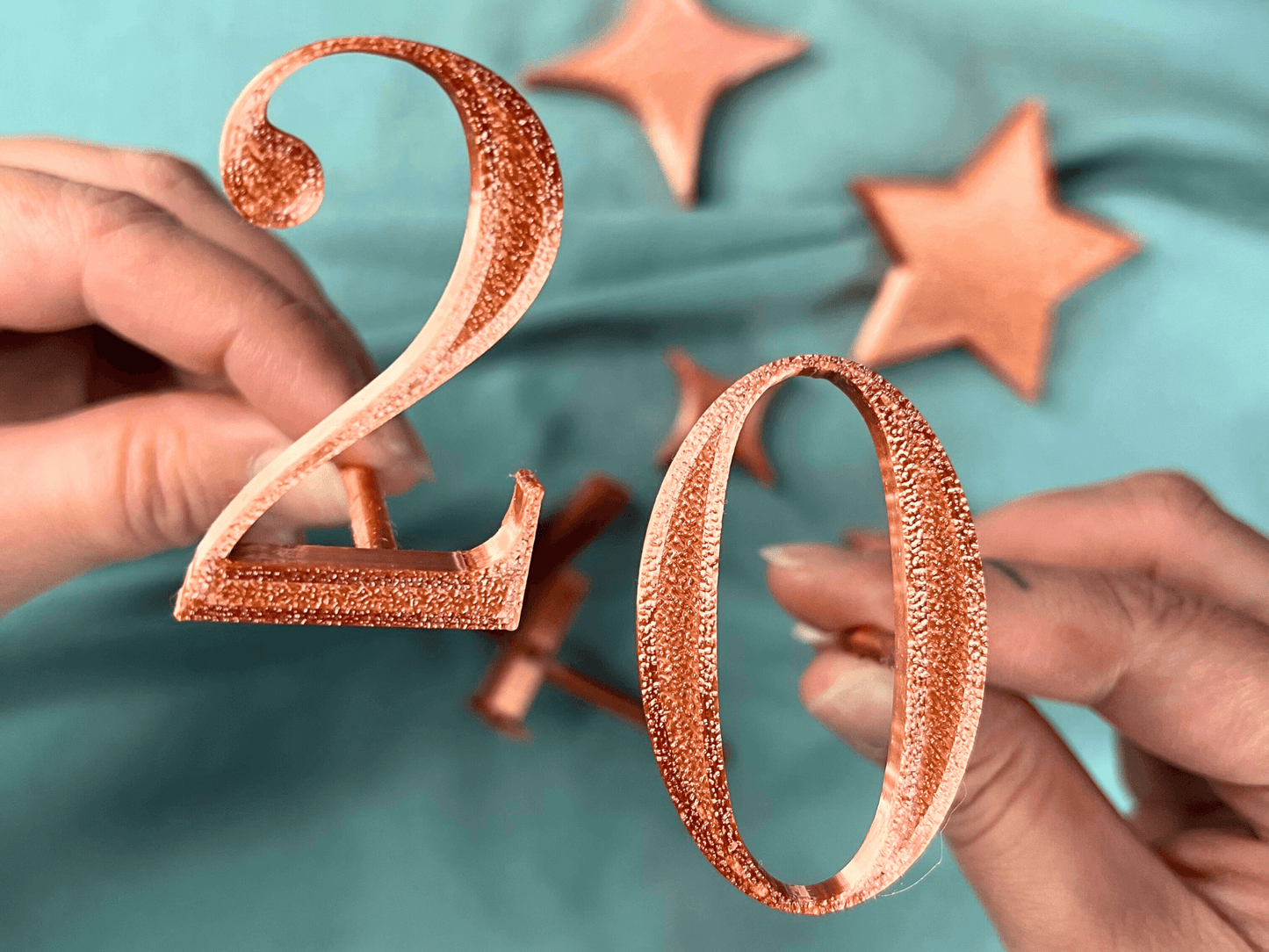 Numbers Cake Topper